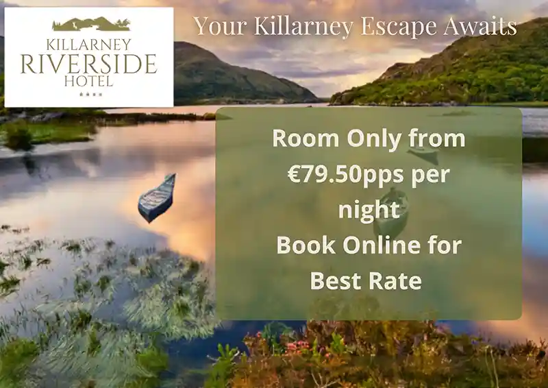 Stay at the Riverside Hotel, Killarney